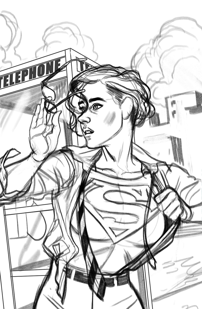 Illustration for article titled Artists Draw Celebrities As Gender-Swapped Versions Of DC Characters